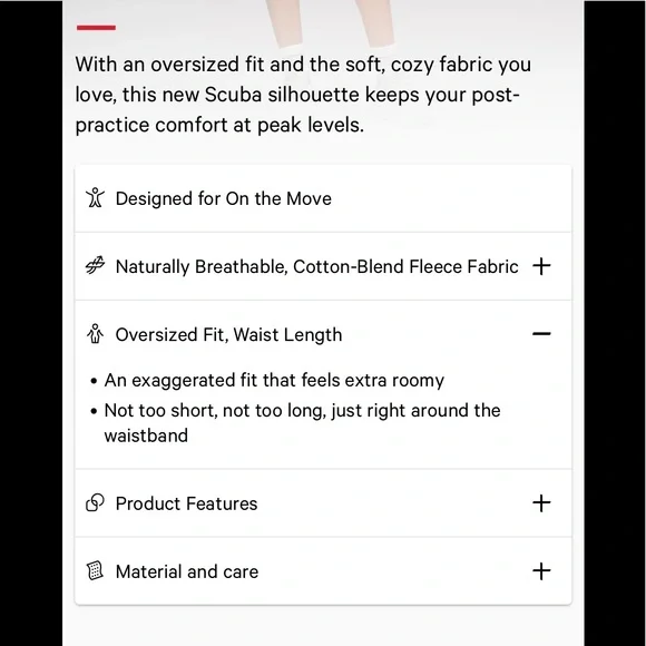🍋LULULEMON SCUBA OVERSIZED FULL ZIP HOODIE/JACKET-XS/S, M/L, XL/XXL-LUNAR ROCK - Picture 10 of 12